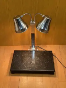 清水食器製のヒートランプウォーマー